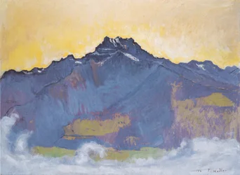 Les Dents du Midi depuis Chesières